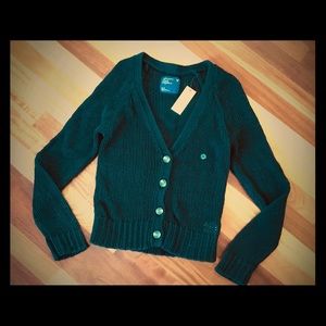 NWT American Eagle Navy Blue Cable knit Sweater